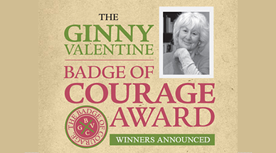 WON! Research Liberation Front - Ginny Valentine Badge of Courage Award