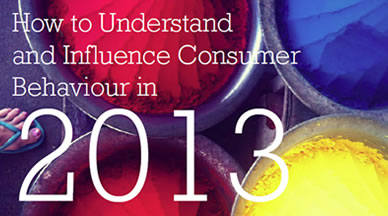 How to Understand and Influence Consumer Behaviour in 2013